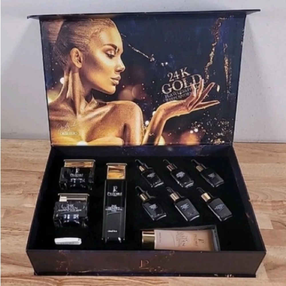 24K Gold Flawless Facial Resplendent Set